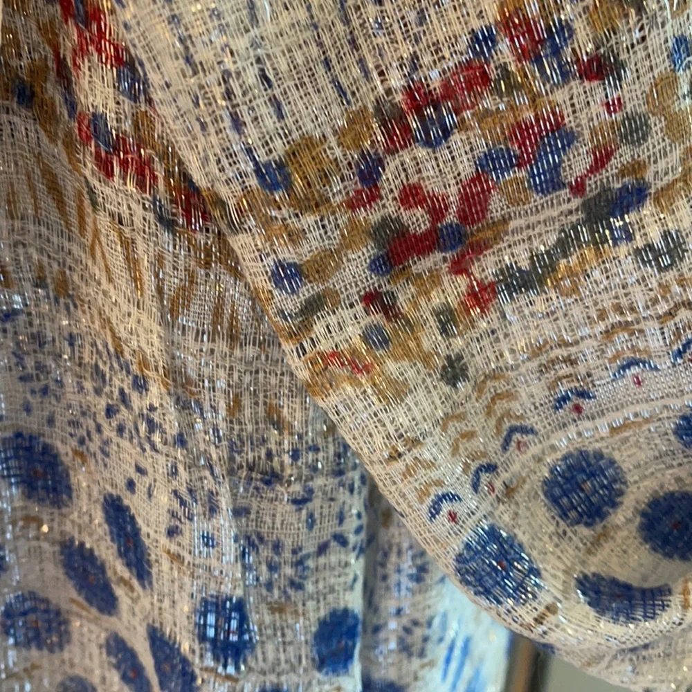 Loose Weave Soft, Colorful Scarf 62 x 20 inches